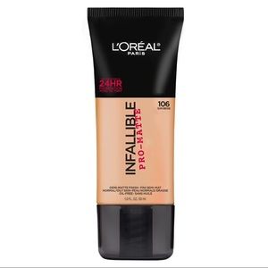 Loreal Pro Matte Infallible Foundation in 106